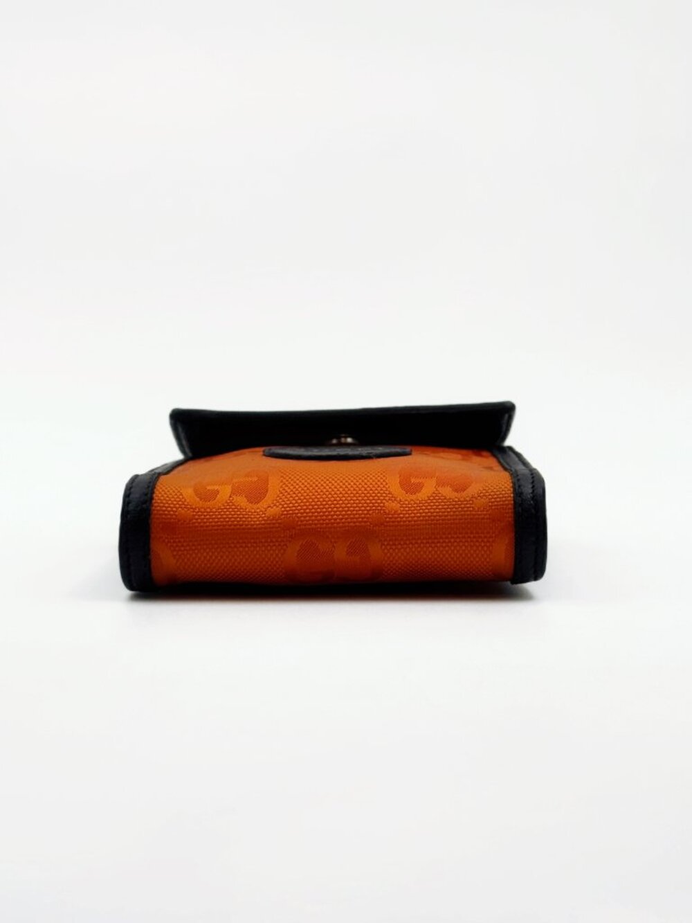 Gucci GG Monogram Orange Mini Crossbody Phone Bag - Picture 7 of 14